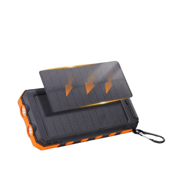 Xiaomi 20000mAh Solar Power Bank – Portable, Fast Charging, USB-A & USB-C, Compatible with iOS/Android
