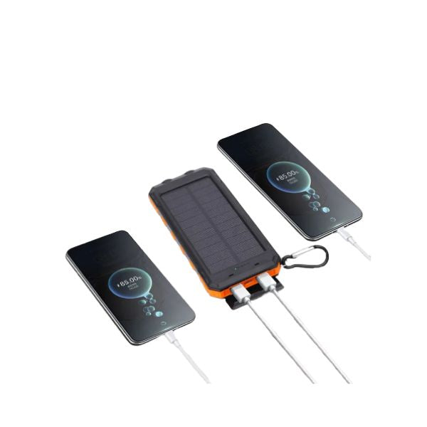 Xiaomi 20000mAh Solar Power Bank – Portable, Fast Charging, USB-A & USB-C, Compatible with iOS/Android