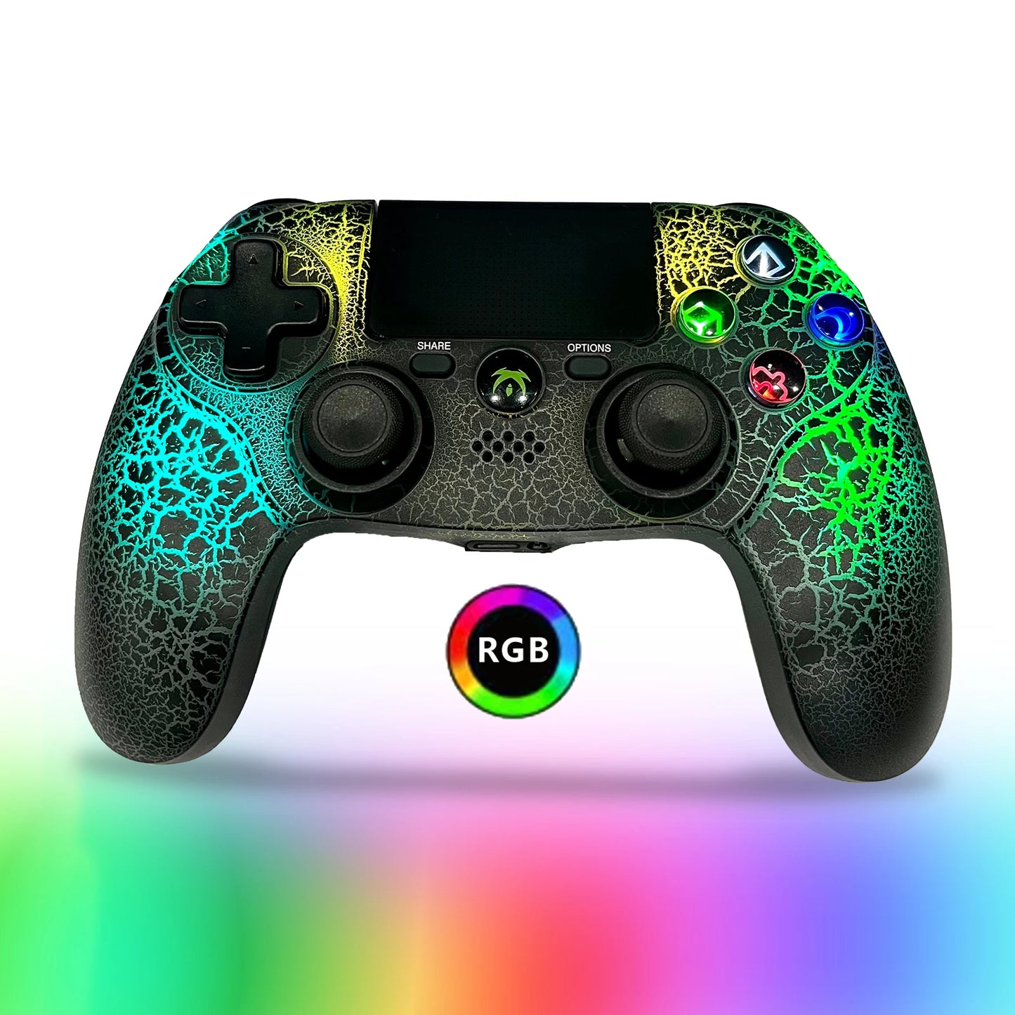 Wireless Controller for PS4/PS3 – Dual Vibration, Compatible with iPhone, iPad, Android, PC