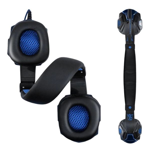 3.5mm Wired Gaming Headphones With Microphone 120° Adjustable PC Bass Stereo Gamer Headset For PS4 PS5 Xbox Smartphone Laptop