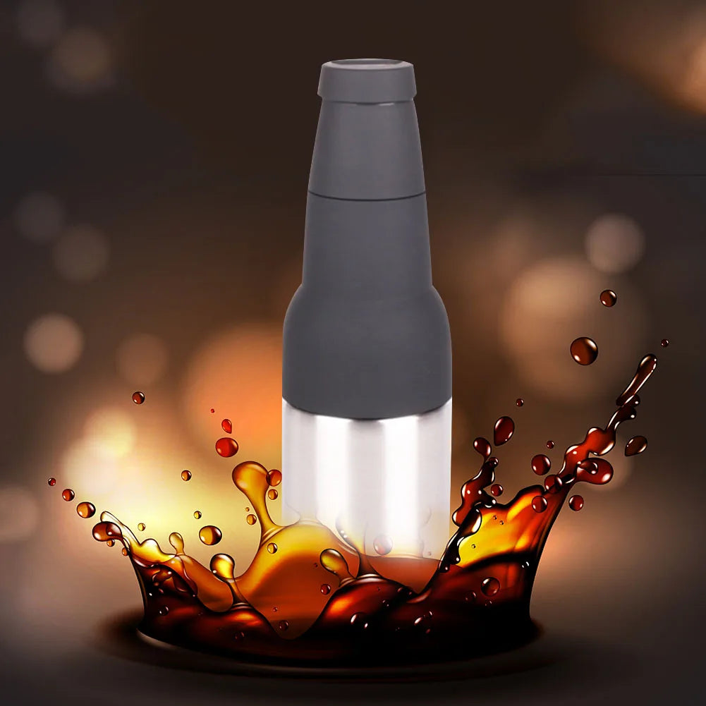 12oz Drink Can Holder – 3-in-1 Stainless Steel Beer Tank with Opener, Double Wall Vacuum Insulated Flask