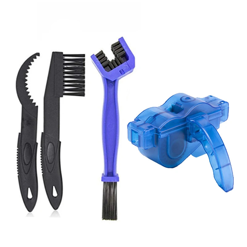 Bike Chain Cleaning Brush – Gear & Chain Cleaner Tool Kit for MTB/Road Bikes, Maintenance & Wash Set