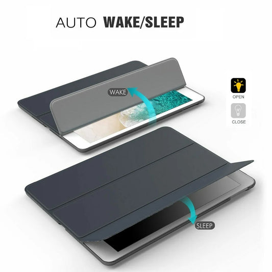 Ultra-thin Slim Tablet Case for iPad mini 5 2019 Case Flip Magnetic Folding Stand PVC Cover for iPad mini 5 Flip Smart Case