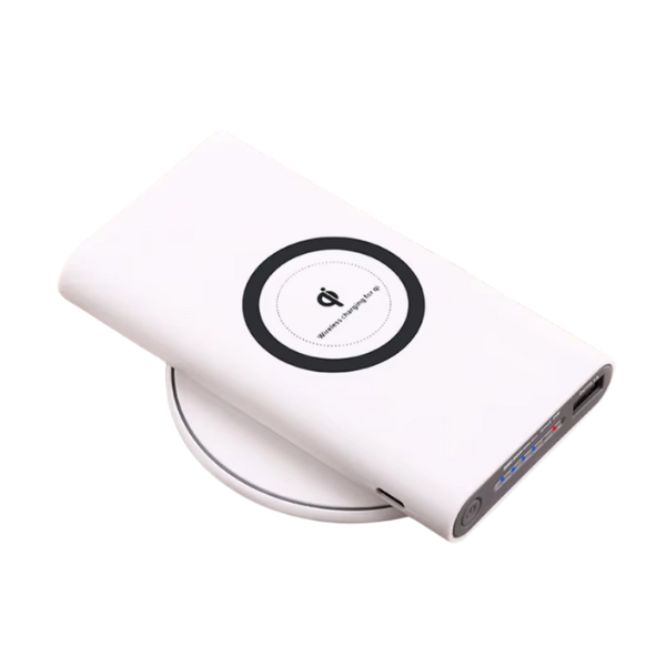Power Bank 20000mAh – Wireless Qi Charger, Portable Battery for iPhone & Samsung